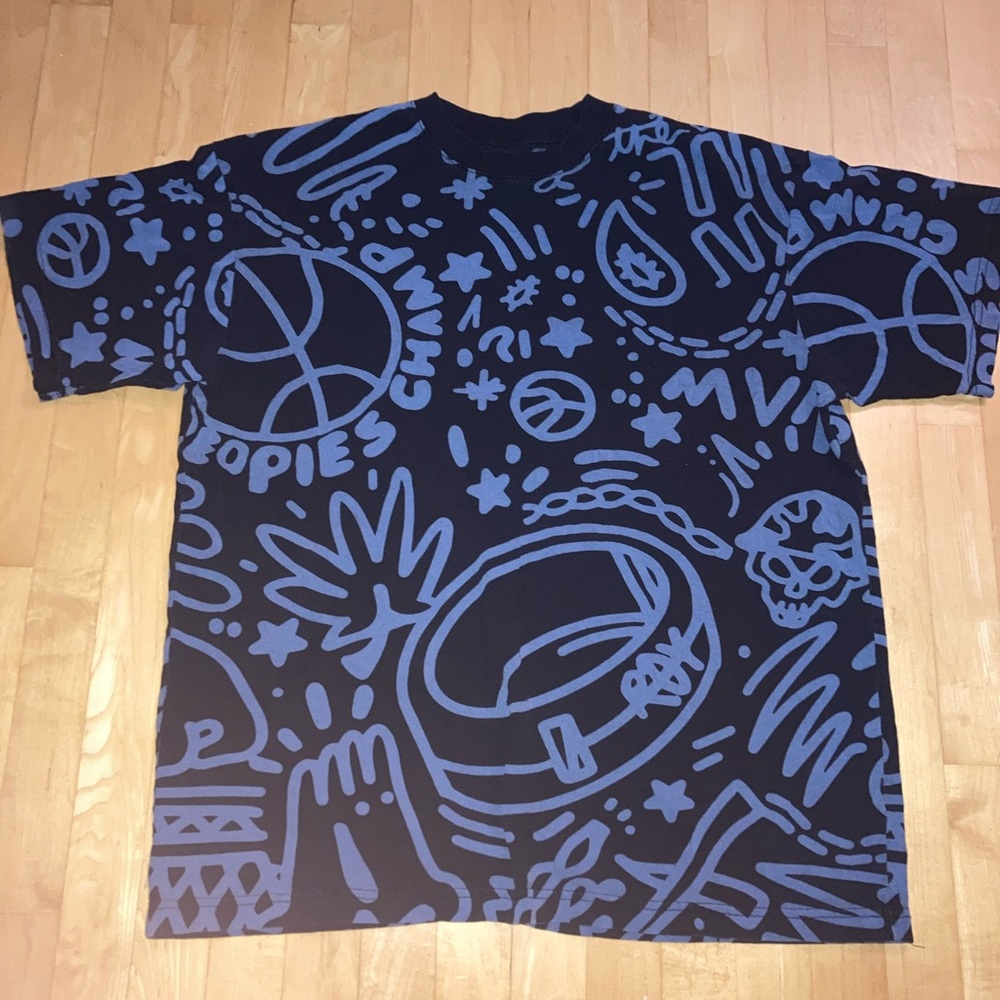 Viola x Allen Iverson Tee Size Large Purple and Black